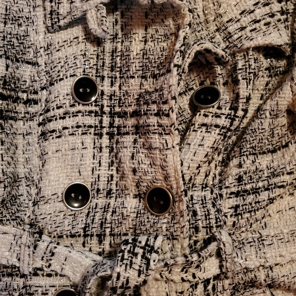 Shimmer Plaid Coat - Picture 8 of 9